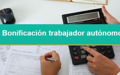 Mínimo exento de cotización a la seguridad social y bonificación a trabajadores autónomos