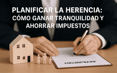 Planificar la herencia: tranquilidad y ahorro